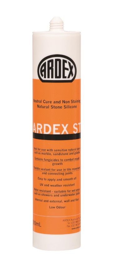 ARDEX ST CHARRED ASH 310ML TB NEUTRAL CURE SILICONE 